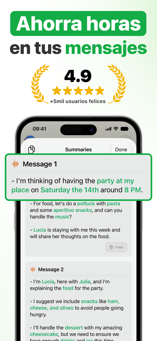 Matt Transcriber: 4.9 estrellas en el App Store y más de 5,000 usuarios satisfechos