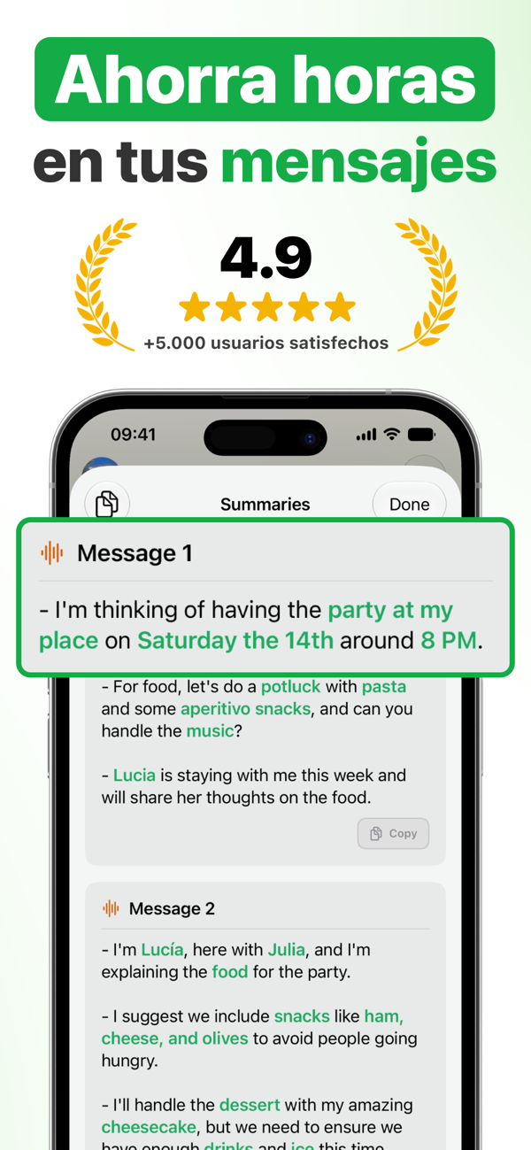 Matt Transcriber: 4,9 estrellas en el App Store y más de 5.000 usuarios satisfechos